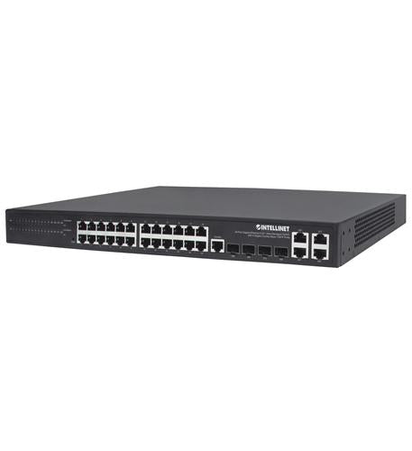 Intellinet 24-Port Gigabit Ethernet PoE+ Web-Managed Switch