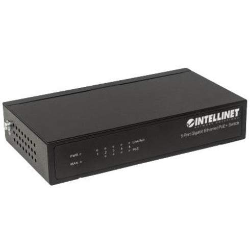 Intellinet 5-Port Gigabit Ethernet PoE+ Switch - 5 Ports - 2 Layer Supported - 70 W Power