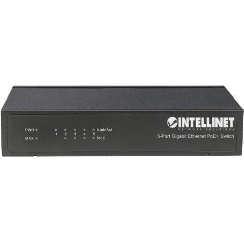 Intellinet 5-Port Gigabit Ethernet PoE+ Switch - 5 Ports - 2 Layer Supported - 70 W Power