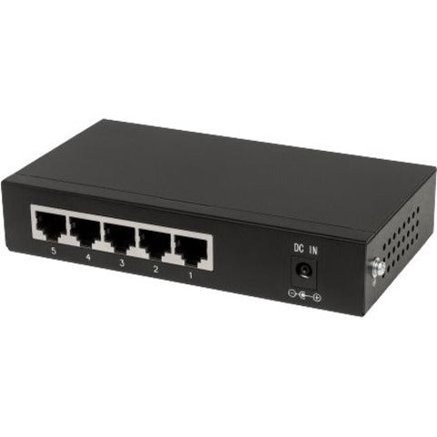 Intellinet 5-Port Gigabit Ethernet PoE+ Switch - 5 Ports - 2 Layer Supported - 70 W Power