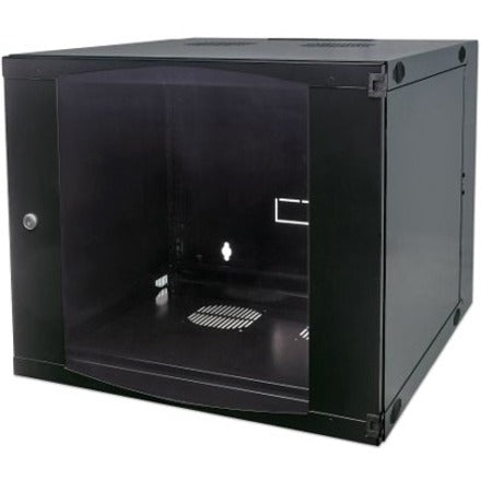 Intellinet Network Cabinet, Wall Mount (Double Section), 9U, 600mm Depth, Black, Flatpack, 713849