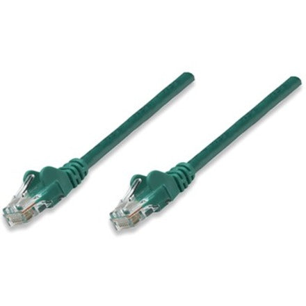 Intellinet Network Patch Cable, Cat6, 3m, Green, CCA, U/UTP, PVC, RJ45, Gold Plated 342506