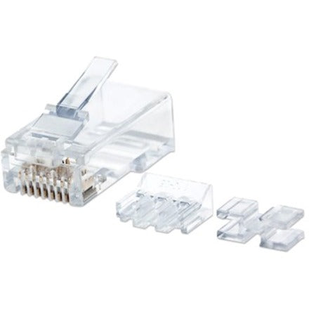 Intellinet Network Solutions Cat6 RJ45 Modular Plugs, 3-Prong, UTP, For Solid Wire, 80 790536