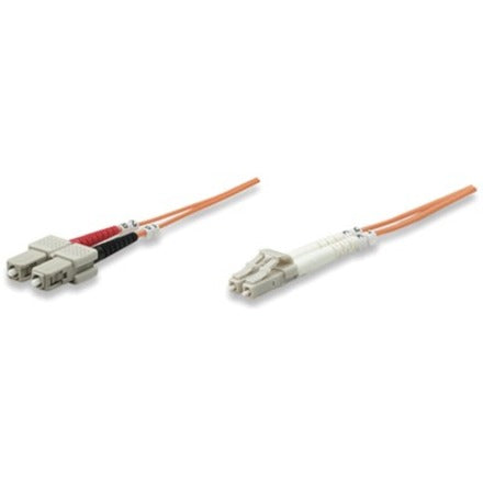 Intellinet Network Solutions Fiber Optic Patch Cable, LC/SC, OM1, 62.5/125, Multimode, 471268