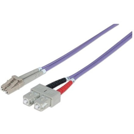 Intellinet Network Solutions Fiber Optic Patch Cable, LC/SC, OM4, 50/125, Multimode, 750936