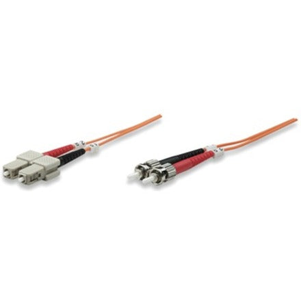 Intellinet Network Solutions Fiber Optic Patch Cable, ST/SC, OM1, 62.5/125, Multimode, 515788