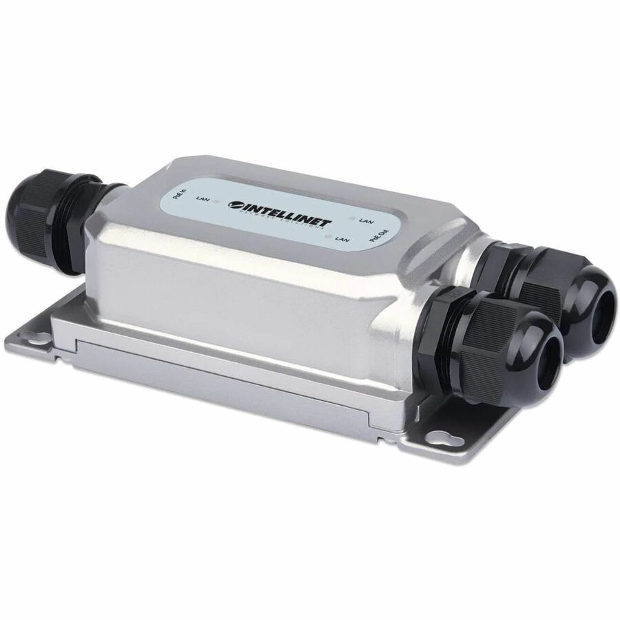 Intellinet PoE++ Extender - 57 V DC Input - 1 x RJ-45 Input Port(s) - 2 x RJ-45 Output