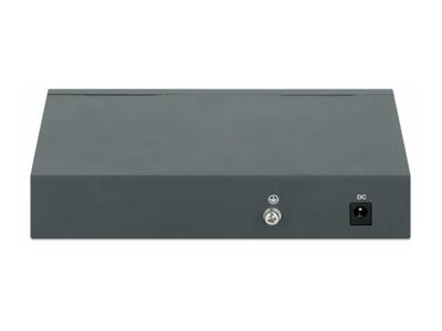 Intellinet - Switch - unmanaged - 4 x 10/100/1000 (PoE++) + 1 x 10/100/1000 (uplink) - desktop, wall-mountable - 4PPoE / PoE++ (140 W)