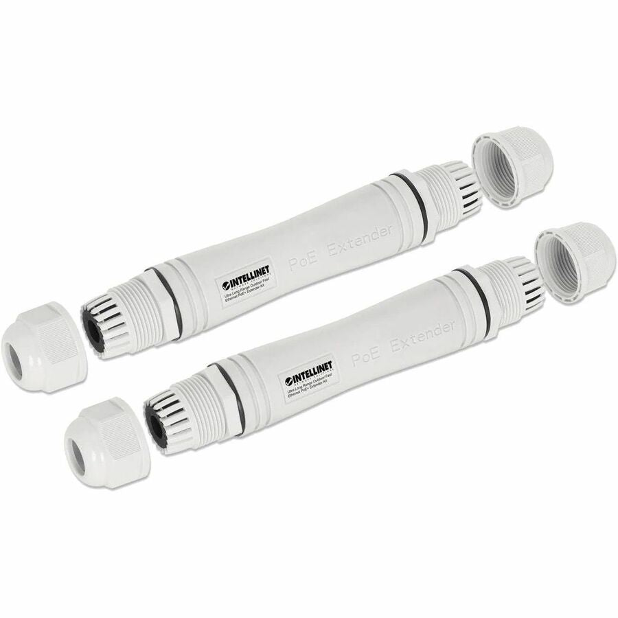 Intellinet Ultra Long Range Outdoor Fast Ethernet PoE+ Extender Kit - 30 W