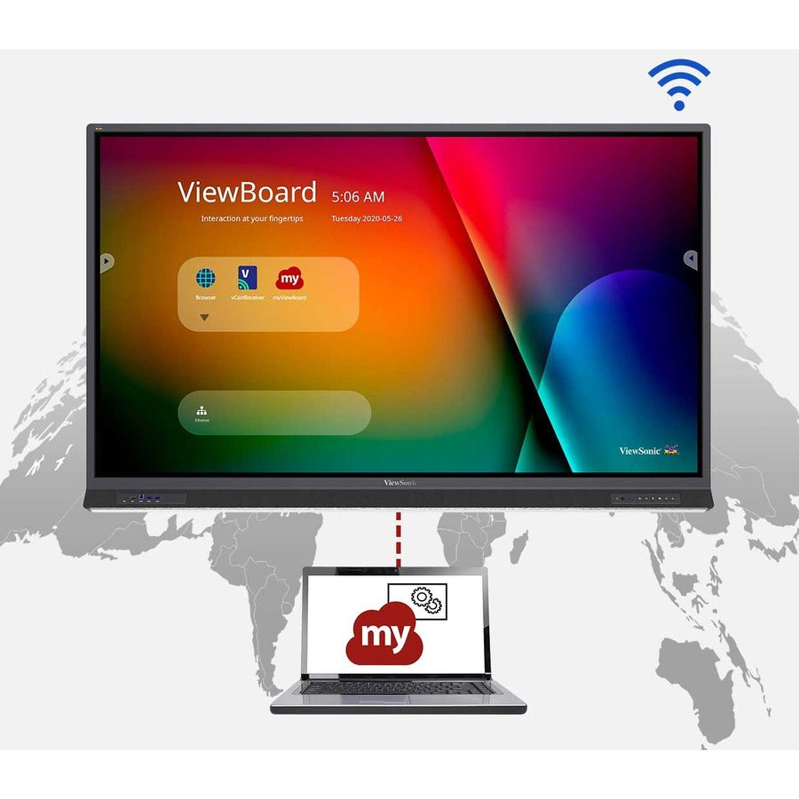 Interactive Display 65 Inch 4K ViewBoard - Multi-touch Education Solution | TecSoft IFP6552-1C-E2