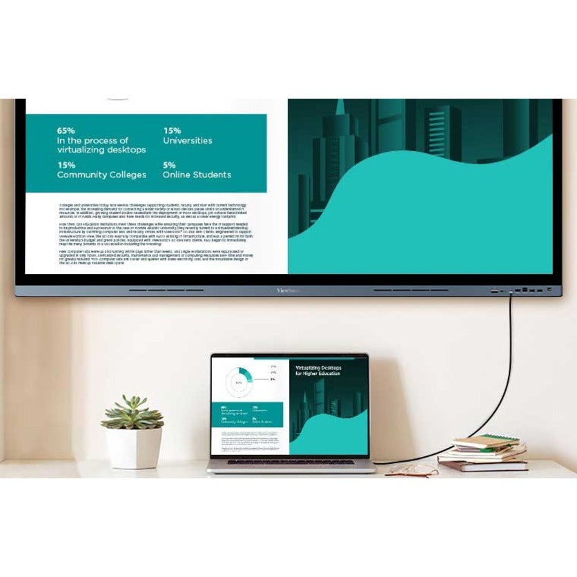 Interactive Display - ViewSonic 86" 4K Touch Enabled ViewBoard Smart Display IFP8662