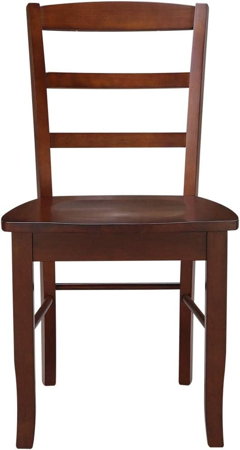 International Concepts Madrid Ladder Back Chair Espresso