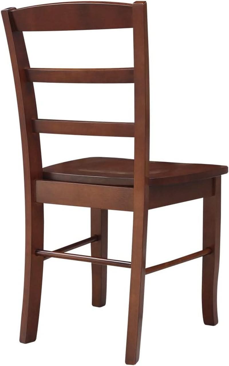 International Concepts Madrid Ladder Back Chair Espresso