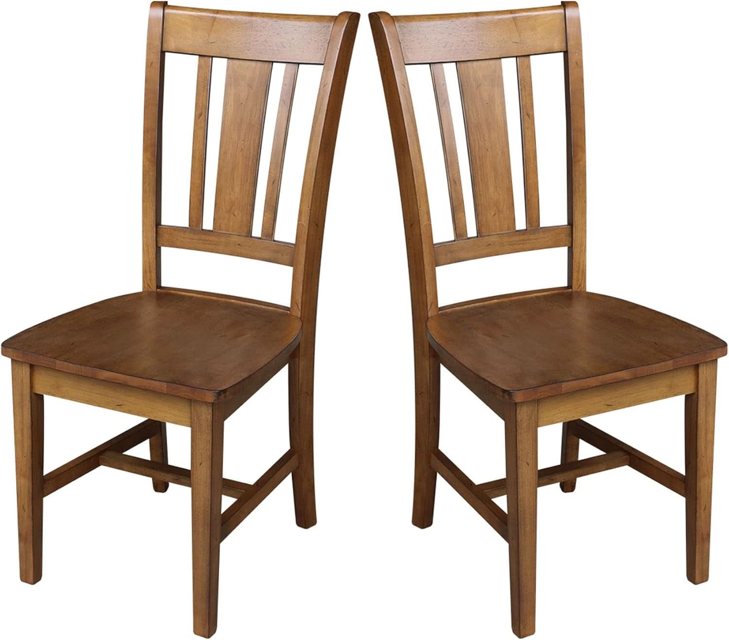 International Concepts San Remo Pecan Parawood Dining Chair