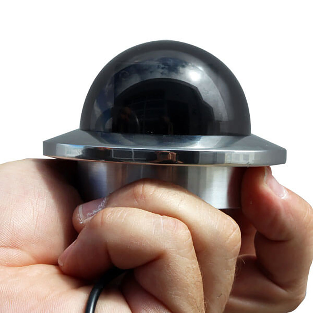 Iris Miniature Marine PTZ Dome Camera - Stainless Bezel - Hi-Def Ethernet IP - 10x Digital