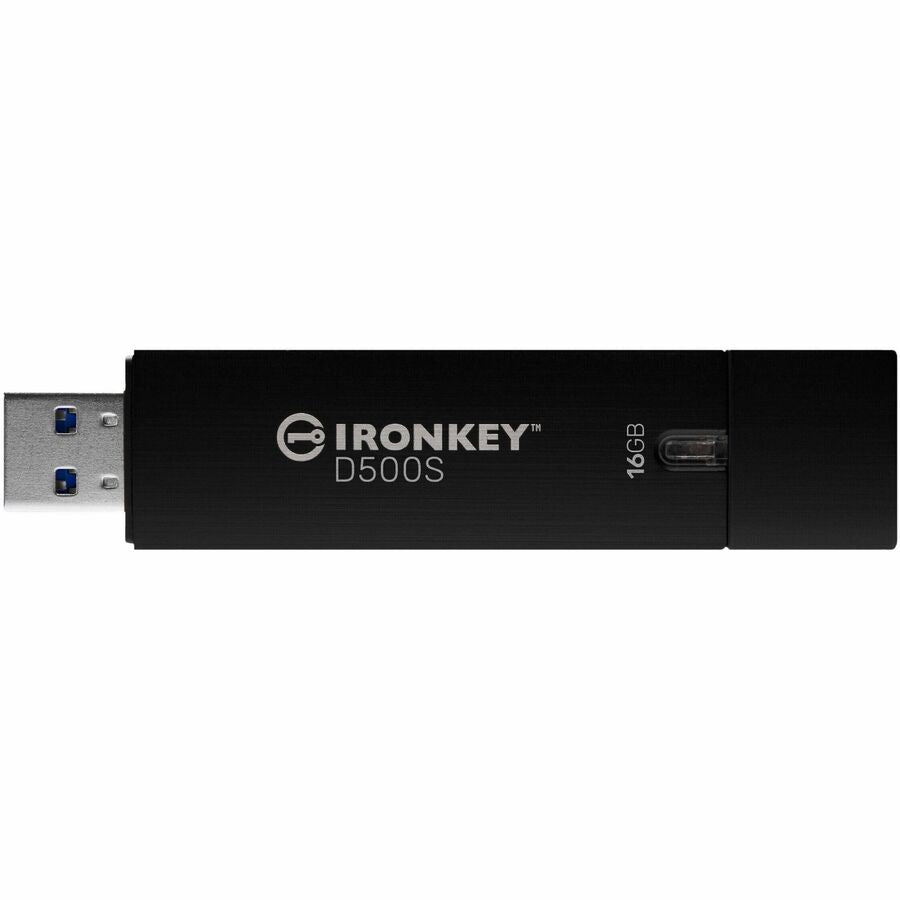 IronKey D500S 16GB USB 3.2 (Gen 1) Type A Flash Drive - 16 GB - USB 3.2 (Gen 1) Type A -