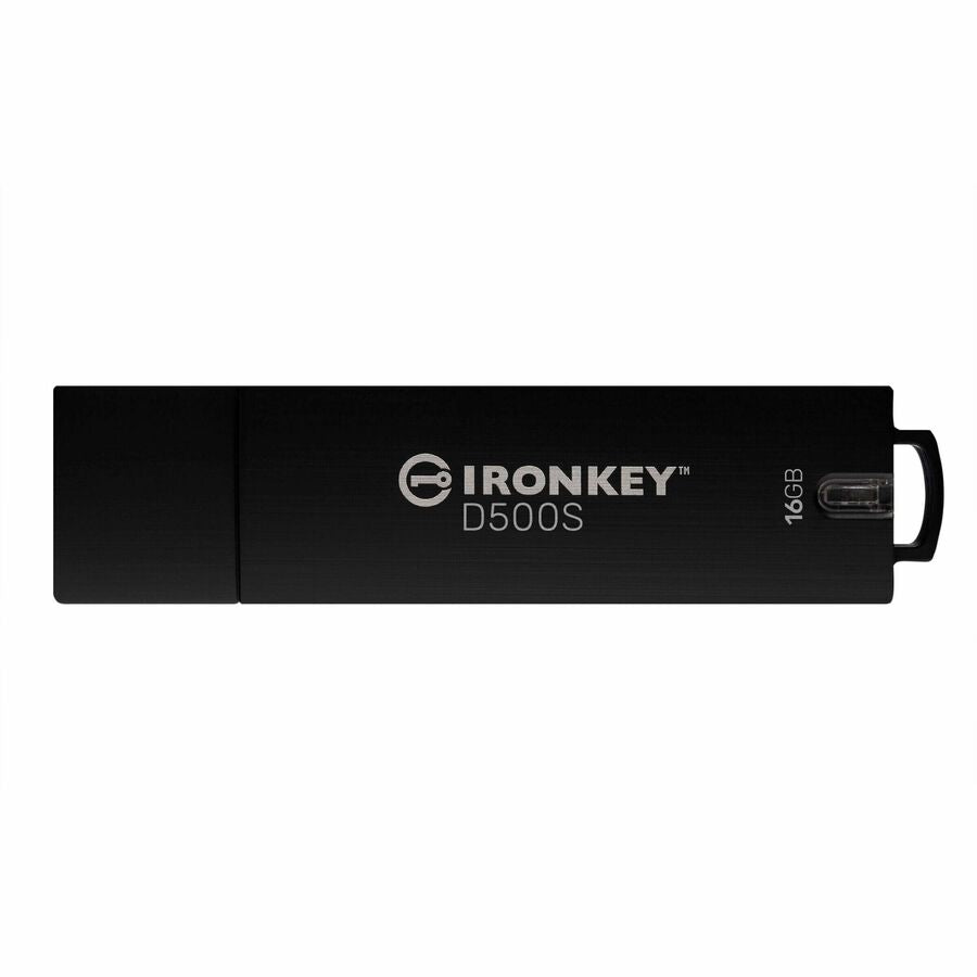 IronKey D500S 16GB USB 3.2 (Gen 1) Type A Flash Drive - 16 GB - USB 3.2 (Gen 1) Type A -