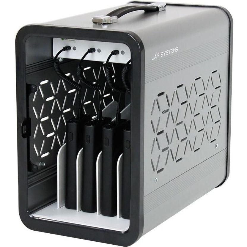 JAR Systems Adapt4 USB-C Charging Station with Active Charge Upgrade and Asus Connectors - ADAPT4-ACTIV - Desktop Charging System with Charger, 4X Power Banks, and 4 Adapter Cables