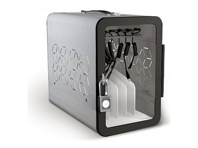 JAR Systems - Charging station - USB-C - AC 120 V - 200 Watt - output connectors: 6 - cool gray ADAPT6-USBC