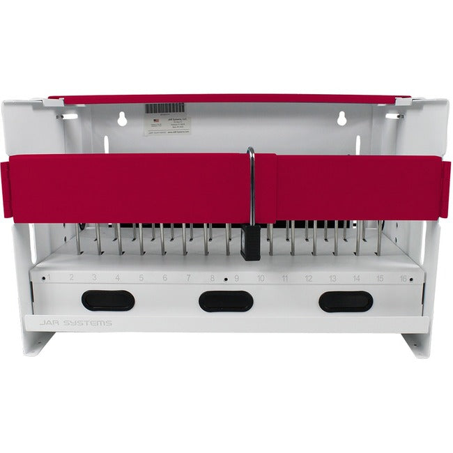 JAR Systems Essential 16 Charging Station - Red CS-1610-RD
