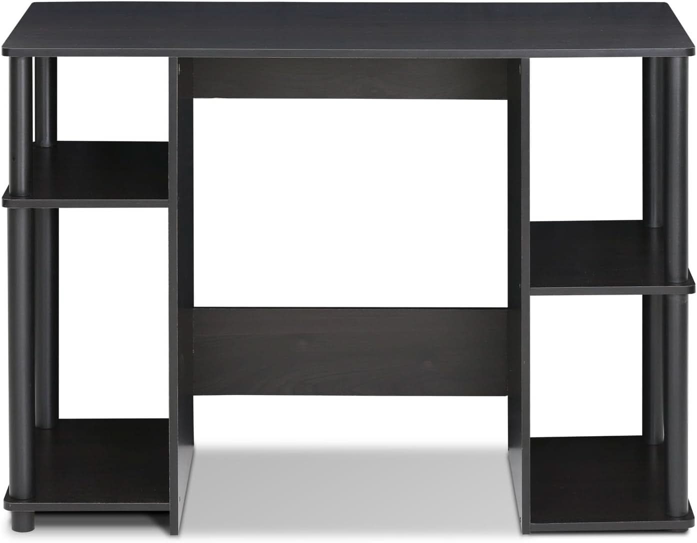 JAYA Computer Study Desk With Open Storage Espresso Finish