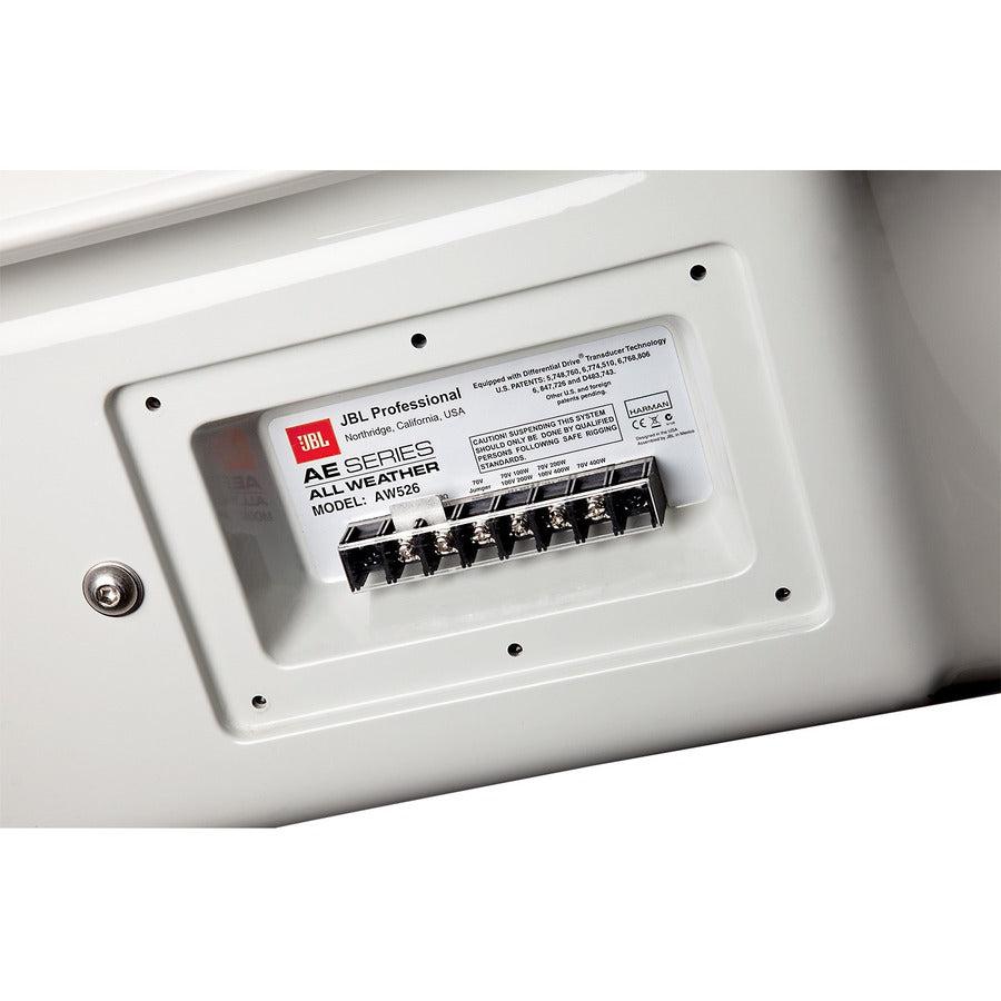 JBL Professional AW526-LS 2-way Outdoor Magnetic Mount Speaker - 400 W RMS - Black