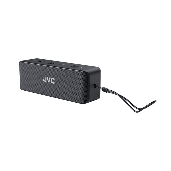 JVC SPSQ4BT True Wireless Stereo Portable Bluetooth Speaker, Black, SPS-Q4BT