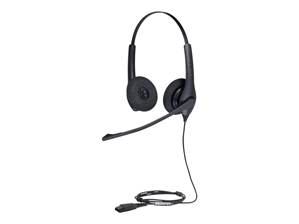 Jabra BIZ 1500 Duo - Headset - on-ear - wired - Quick Disconnect 1519-0157