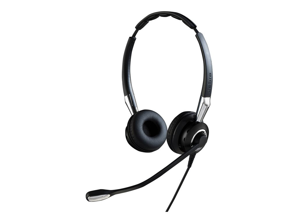 Jabra BIZ 2400 II USB Duo CC MS - Headset - on-ear - convertible - wired - USB - Certified for Skype for Business