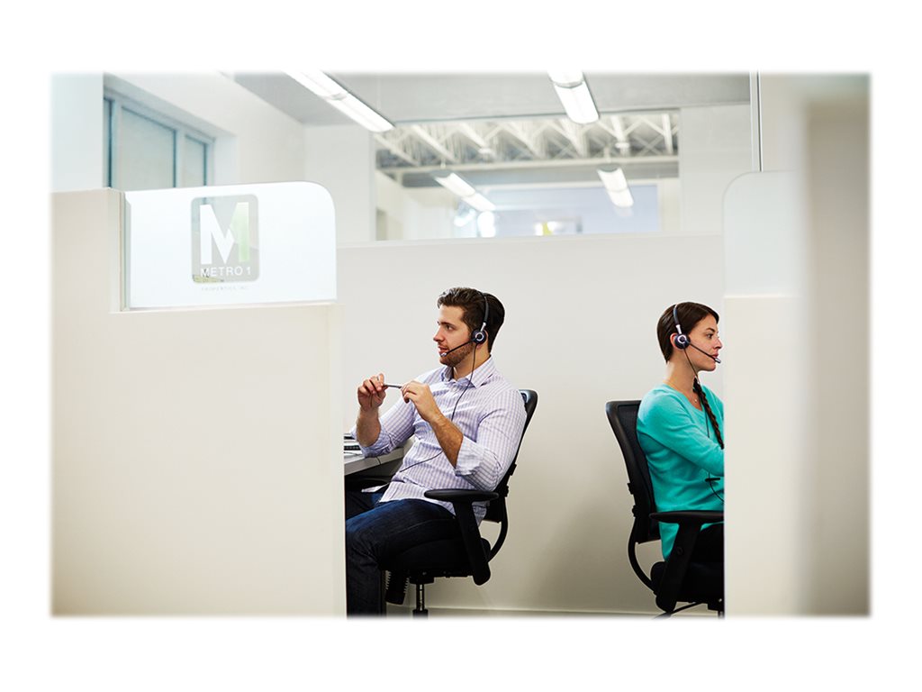 Jabra BIZ 2400 II USB Mono CC - Headset - on-ear - convertible - wired - USB