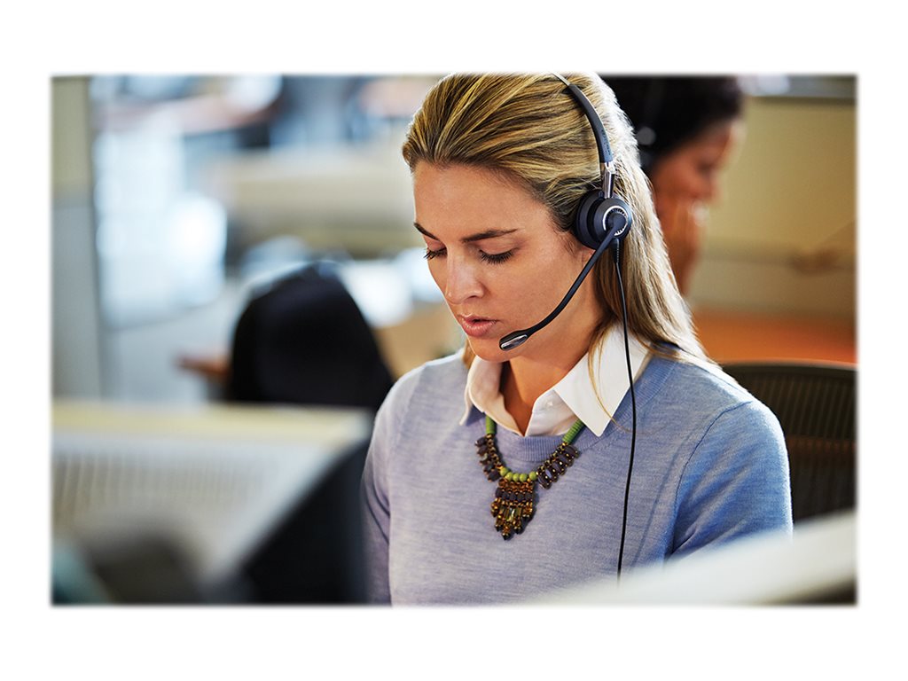 Jabra BIZ 2400 II USB Mono CC - Headset - on-ear - convertible - wired - USB