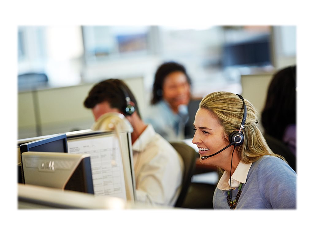 Jabra BIZ 2400 II USB Mono CC - Headset - on-ear - convertible - wired - USB