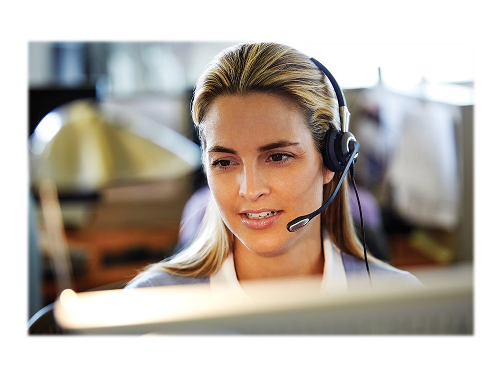 Jabra BIZ 2400 II USB Mono CC - Headset - on-ear - convertible - wired - USB