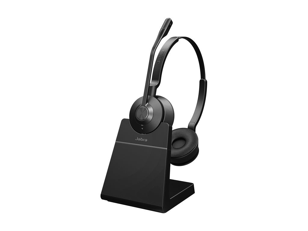 Jabra Engage 55 SE Stereo - Headset - on-ear - DECT - wireless - USB-A via DECT adapter - UC certified 9659-415-125