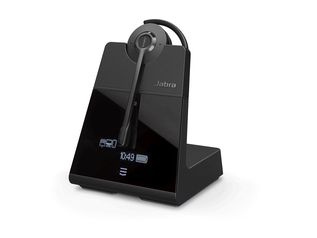 Jabra Engage 65 SE Convertible - Headset - on-ear - convertible - DECT - wireless - Zoom Certified, UC certified, Google Meet 9655-553-125