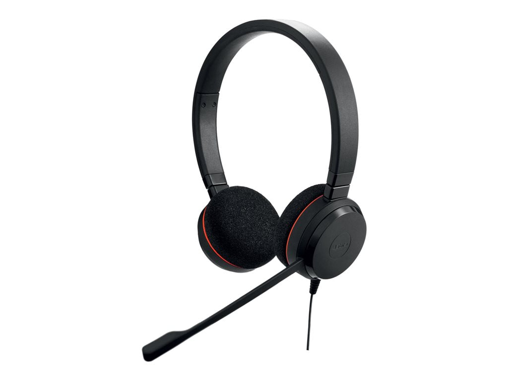 Jabra Evolve 20 MS stereo - Headset - on-ear - wired - USB-C - noise isolating 4999-823-189