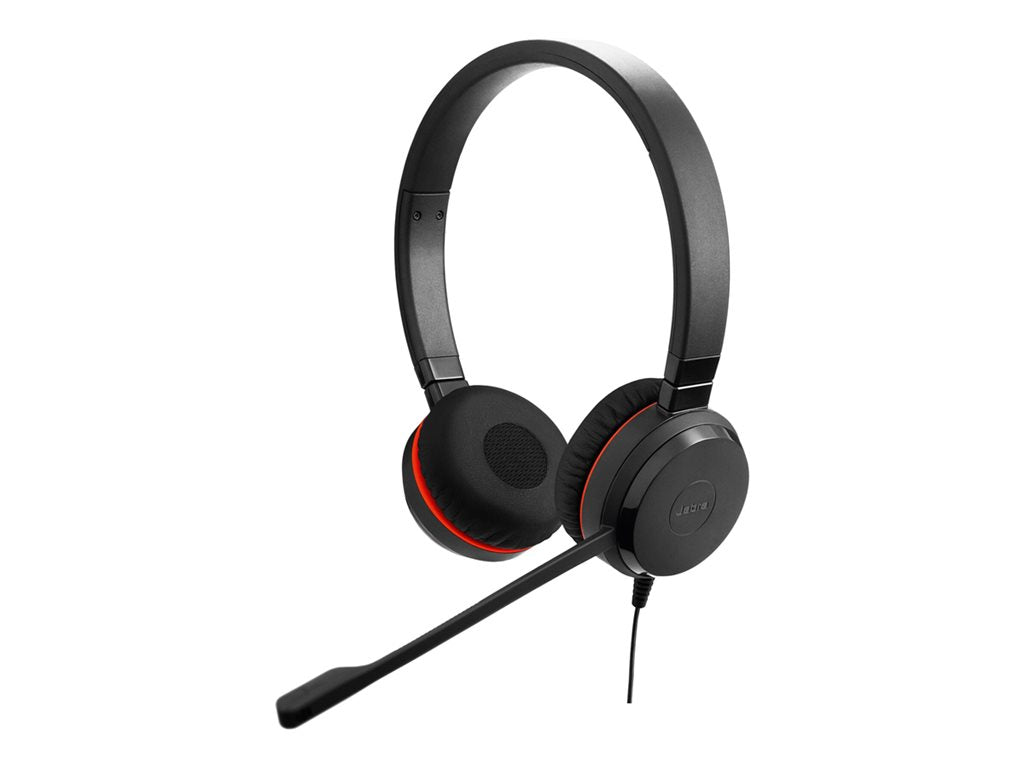 Jabra Evolve 30 II MS stereo - Headset - on-ear - wired - USB, 3.5 mm jack - Certified for Skype for Business GSA5399-823-309