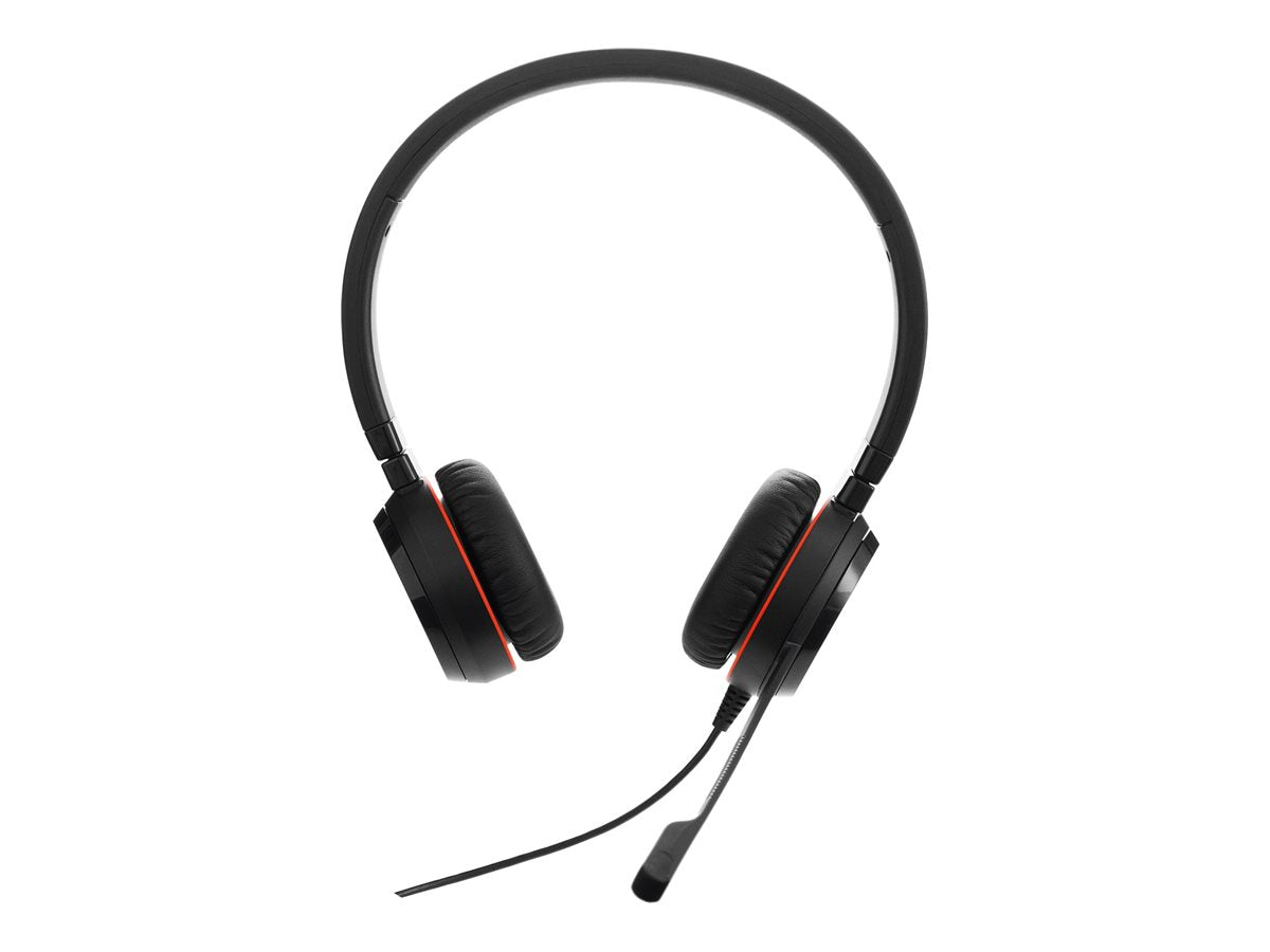 Jabra Evolve 30 II MS stereo - Headset - on-ear - wired - USB, 3.5 mm jack - Certified for Skype for Business GSA5399-823-309