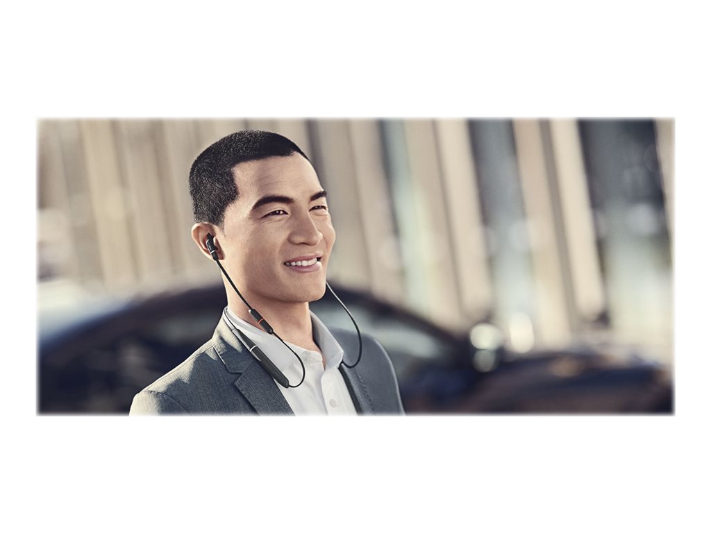 Jabra Evolve 65e MS - Earphones with mic - in-ear - behind-the-neck mount - Bluetooth - wireless - USB - noise isolating 6599-623-109