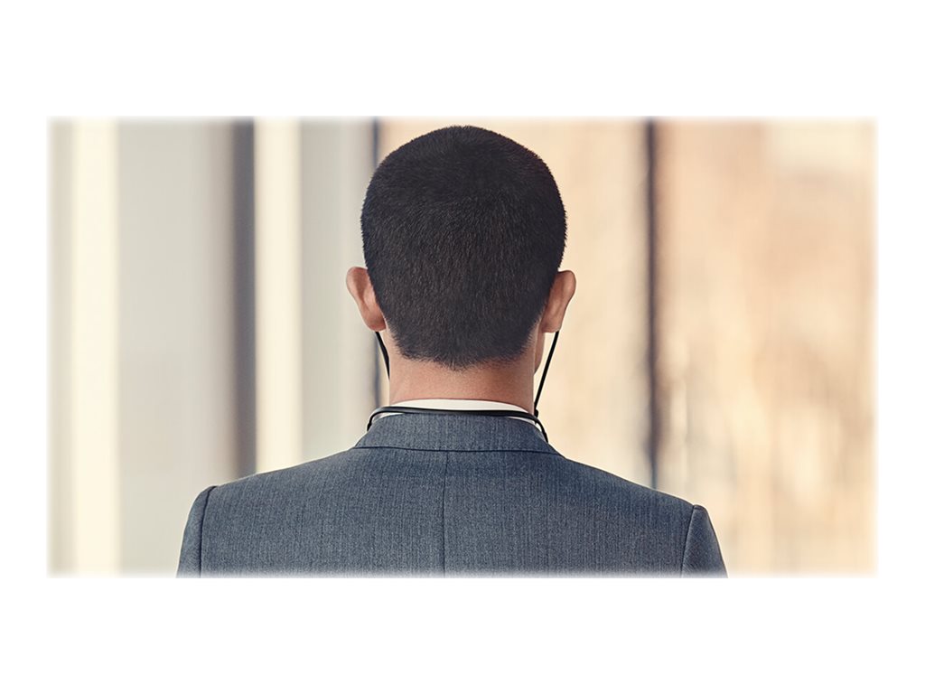 Jabra Evolve 65e MS - Earphones with mic - in-ear - behind-the-neck mount - Bluetooth - wireless - USB - noise isolating 6599-623-109