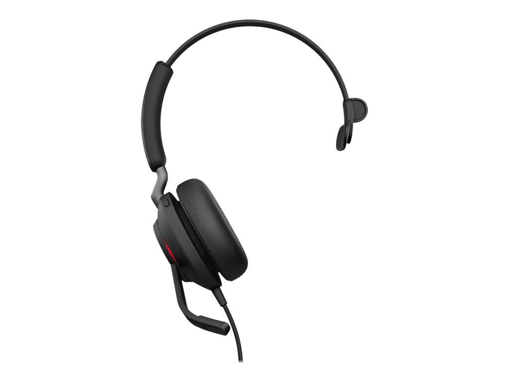 Jabra Evolve2 40 SE MS Mono - Headset - on-ear - wired - USB-A - noise isolating - Certified for Microsoft Teams 24189-899-999