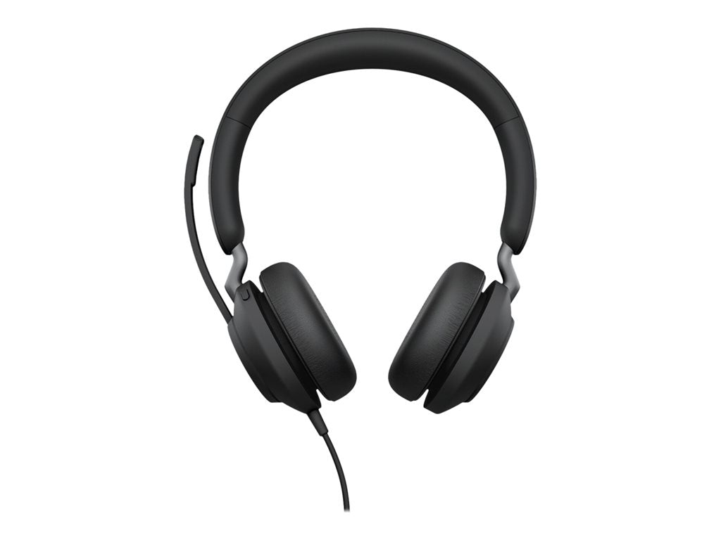 Jabra Evolve2 40 SE UC Stereo - Headset - on-ear - wired - USB-A - noise isolating - Optimized for UC 24189-989-999