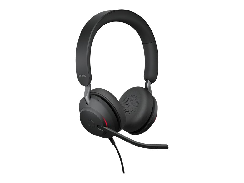 Jabra Evolve2 40 SE UC Stereo - Headset - on-ear - wired - USB-A - noise isolating - Optimized for UC 24189-989-999