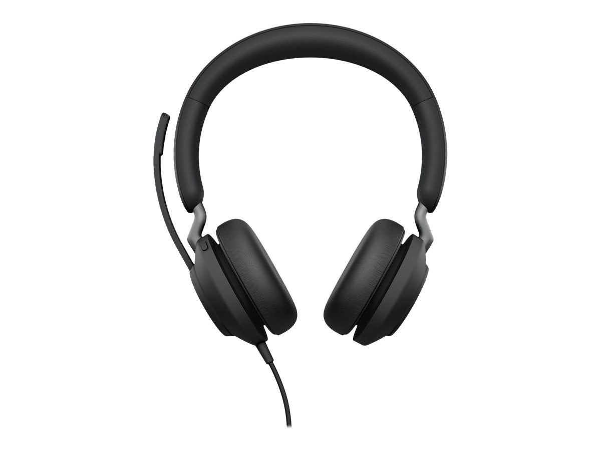 Jabra Evolve2 40 SE UC Stereo - Headset - on-ear - wired - USB-C - noise isolating - Optimized for UC 24189-989-899