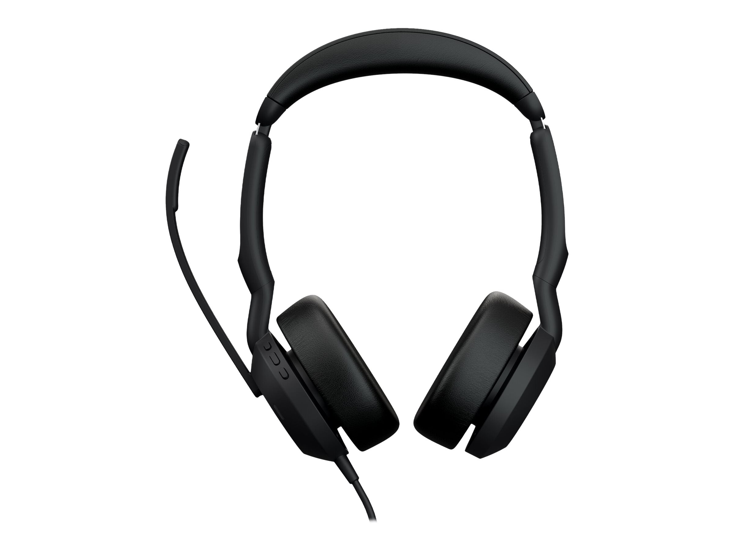 Jabra Evolve2 50 MS Stereo - Headset - on-ear - wired - active noise canceling - USB-A - black - Zoom Certified, Certified for 25089-999-999