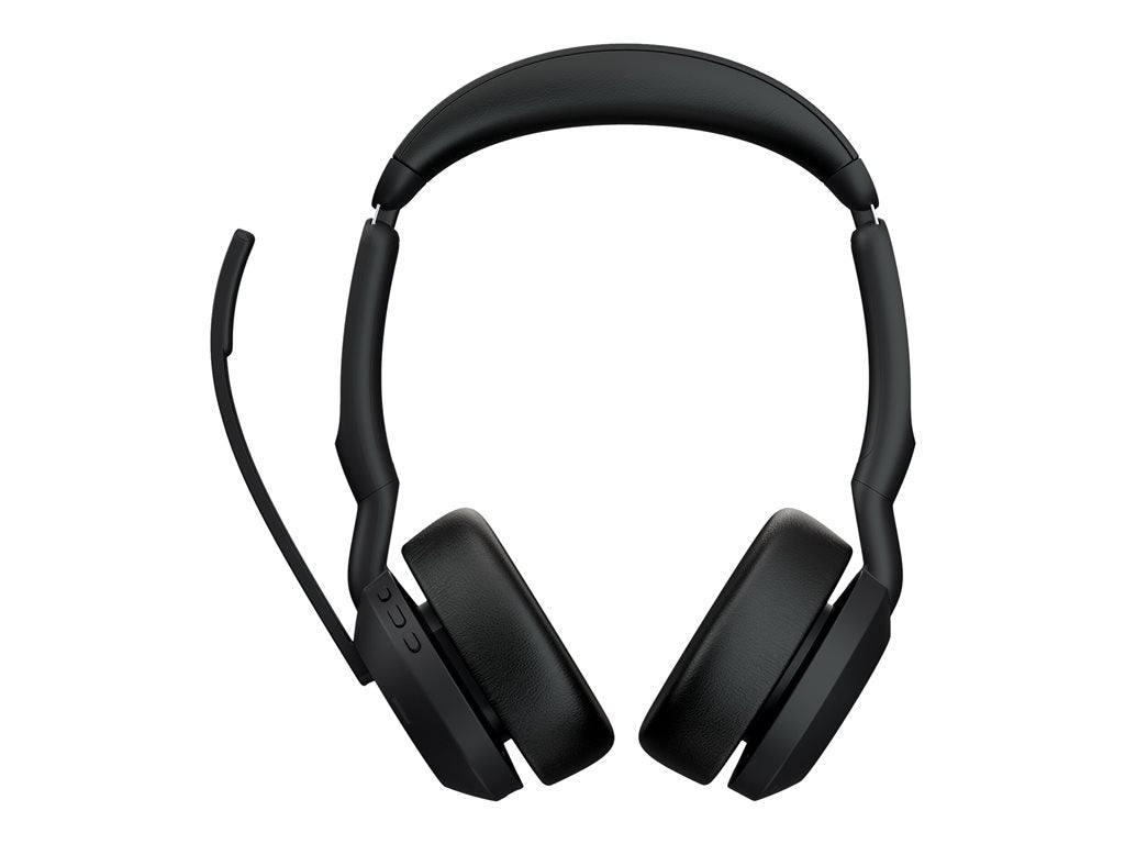 Jabra Evolve2 55 UC Stereo - Headset - on-ear - Bluetooth - wireless - active noise canceling - USB-A via Bluetooth adapter - 25599-989-999-01