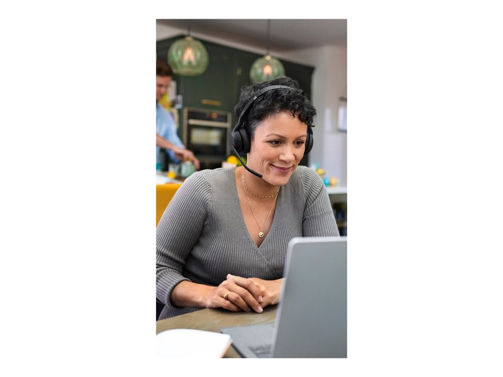 Jabra Evolve2 55 UC Stereo - Headset - on-ear - Bluetooth - wireless - active noise canceling - USB-C via Bluetooth adapter - 25599-989-889-01