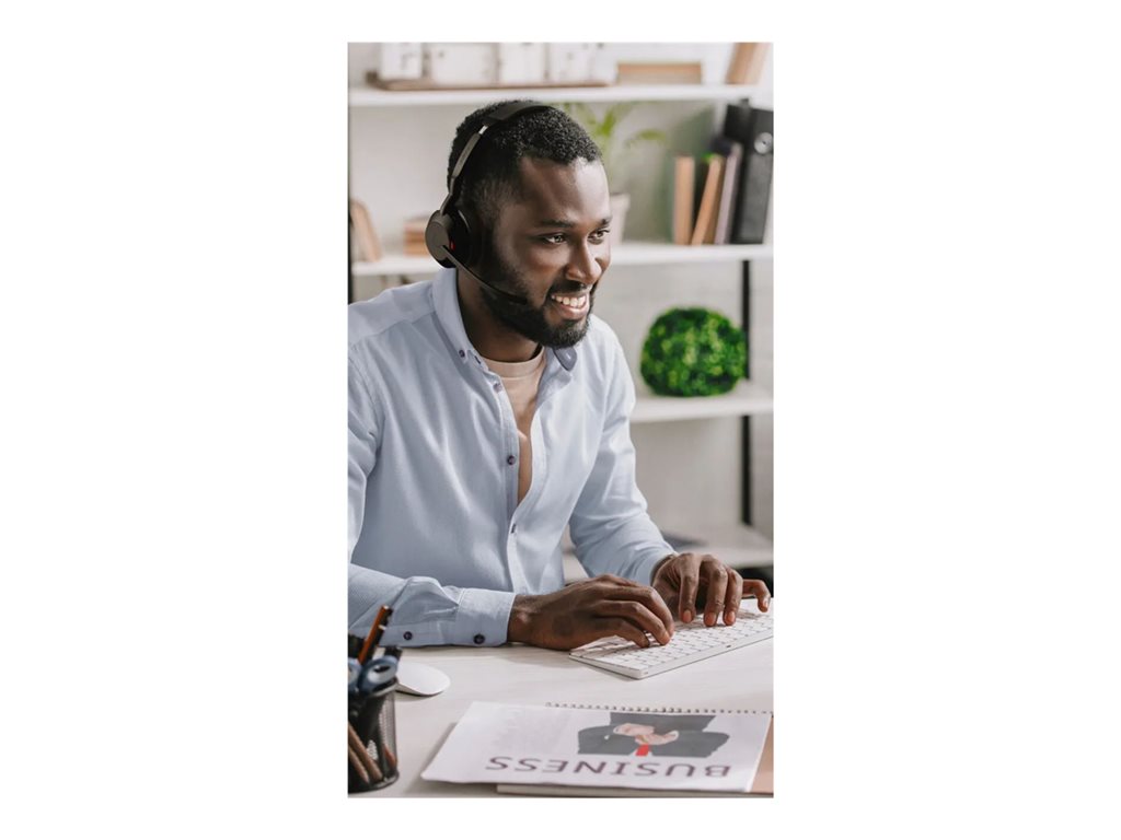 Jabra Evolve2 55 UC Stereo - Headset - on-ear - Bluetooth - wireless - active noise canceling - USB-C via Bluetooth adapter - 25599-989-899-01