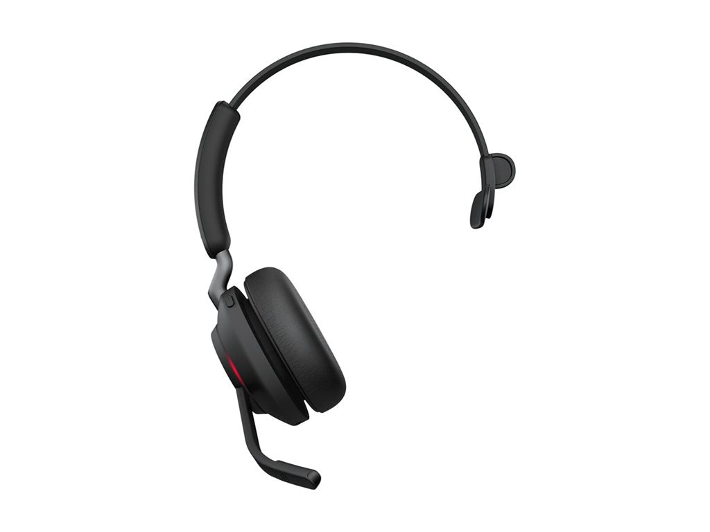 Jabra Evolve2 65 UC Mono - Headset - on-ear - convertible - Bluetooth - wireless - USB-C - noise isolating - black 26599-889-899
