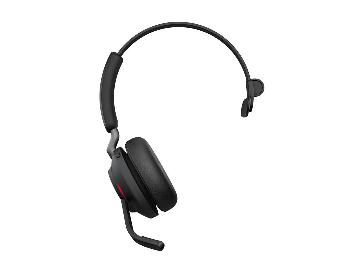 Jabra Evolve2 65 UC Mono - Headset - on-ear - convertible - Bluetooth - wireless - USB-C - noise isolating - black 26599-889-899